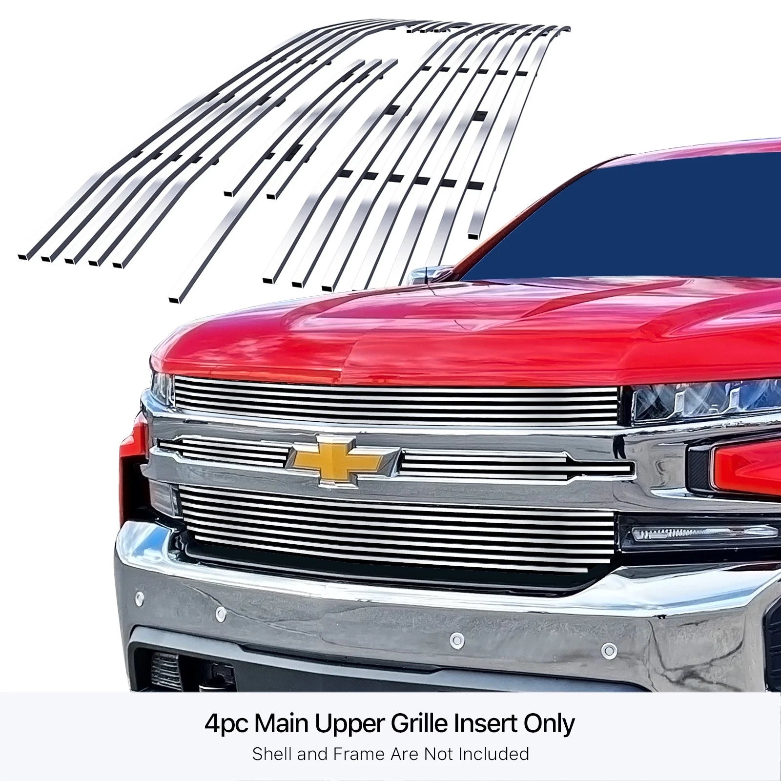 Stainless Chrome Billet Grille for Chevy Silverado 1500 (2019-2022)