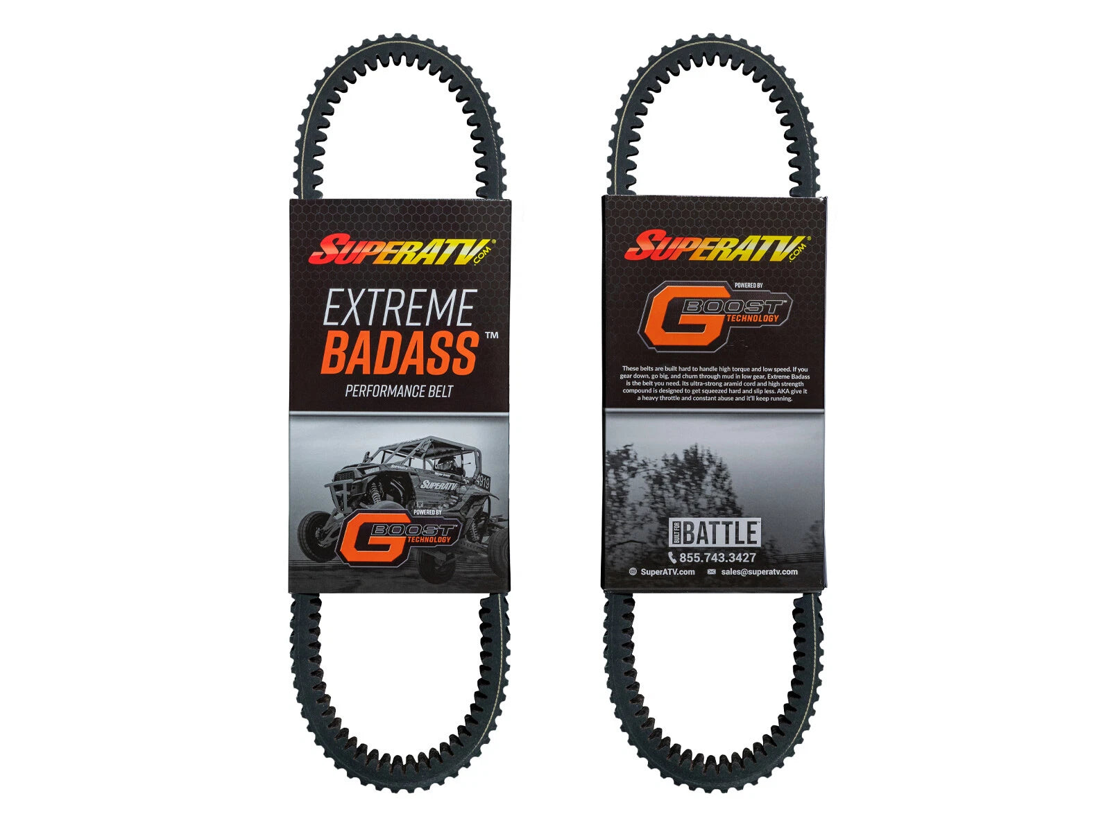 SuperATV Heavy Duty CVT Drive Belt for Kawasaki Brute Force (2003–2023)