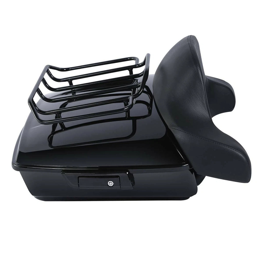 Chopped Trunk Backrest Rack Mount for Harley Touring Road Street Glide (2014–2026)