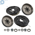 Set of 4 Trailer Hub Drum Kit 6 on 5.5" 12"x2" Electric Brake 6000Lb Axle