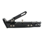 Stainless Steel Adjustable Kickstand for Motorcycles - Non-Slip Side Support