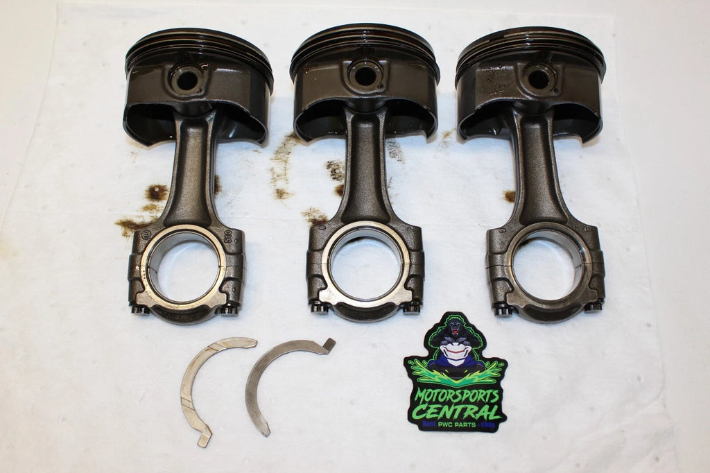 Set of 3 Connecting Rods with Standard Piston for Seadoo 215 230 255 260 (OEM 420917518)