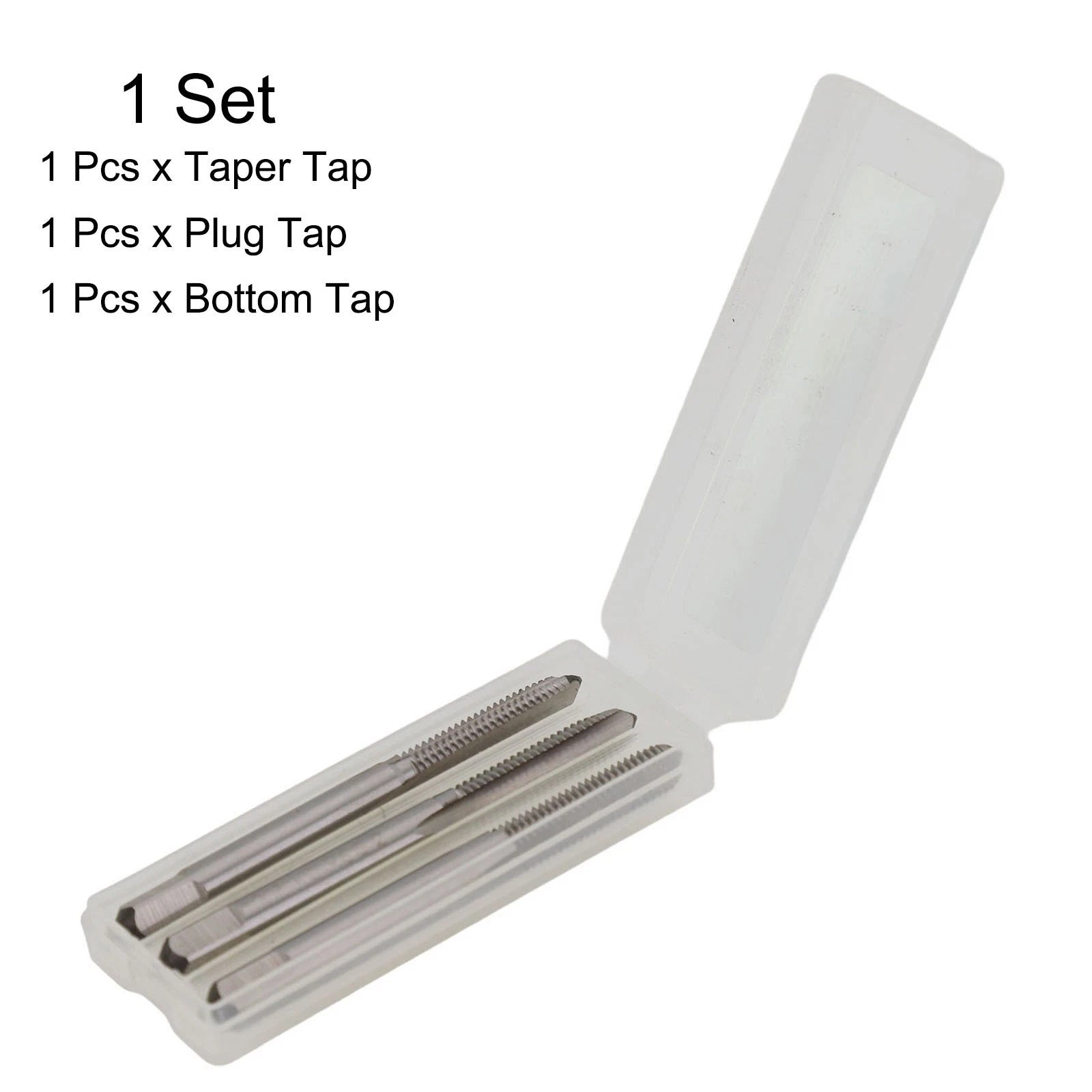 M6 x 1 Taper Plug Bottom Thread Metric Hand Tap Set of 3