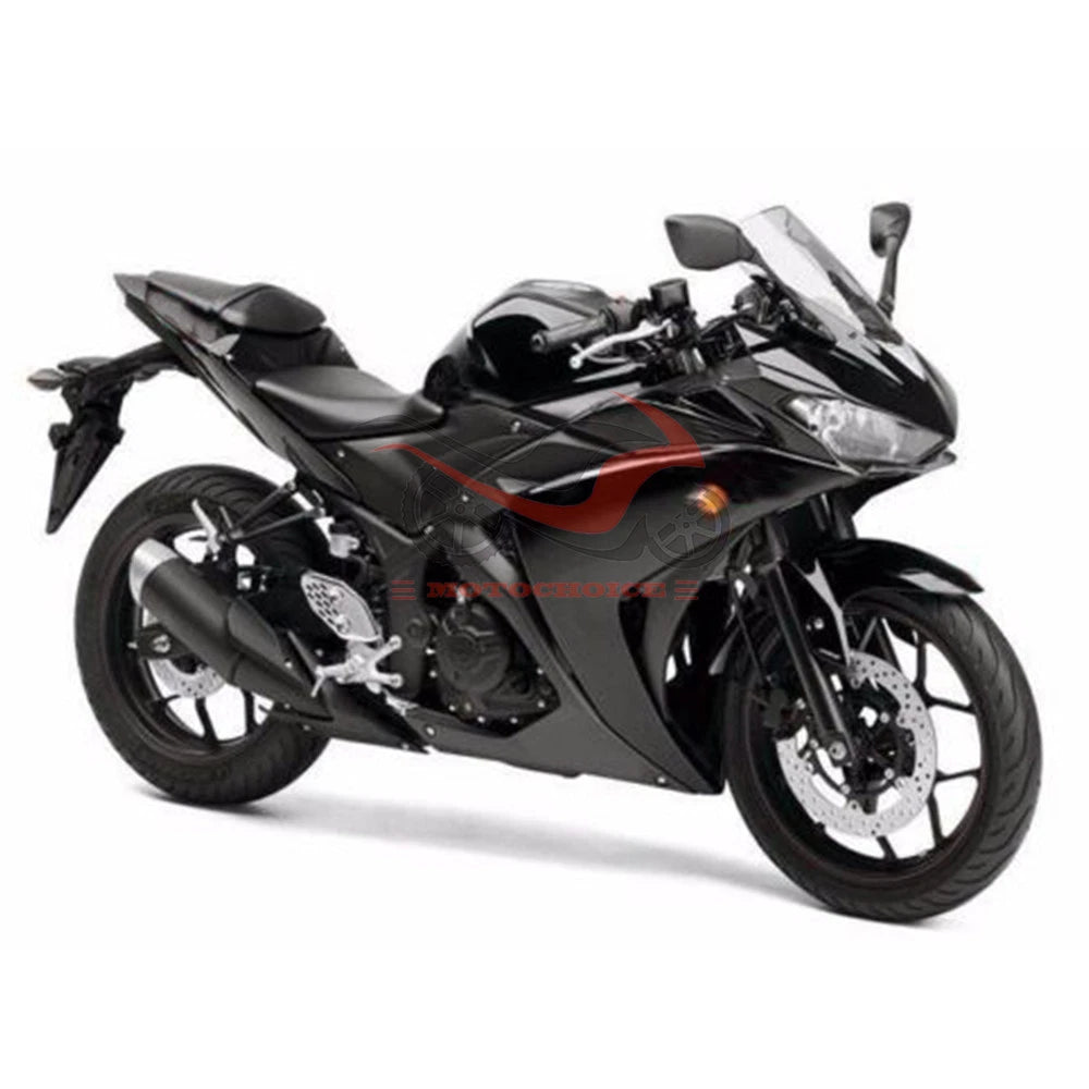 Glossy Black Fairing Kit for Yamaha YZF R3 R25 (2014–2018)