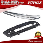 Front Right Fog Light Grille & Trim for Mercedes Benz E200 E250 E300 E350 