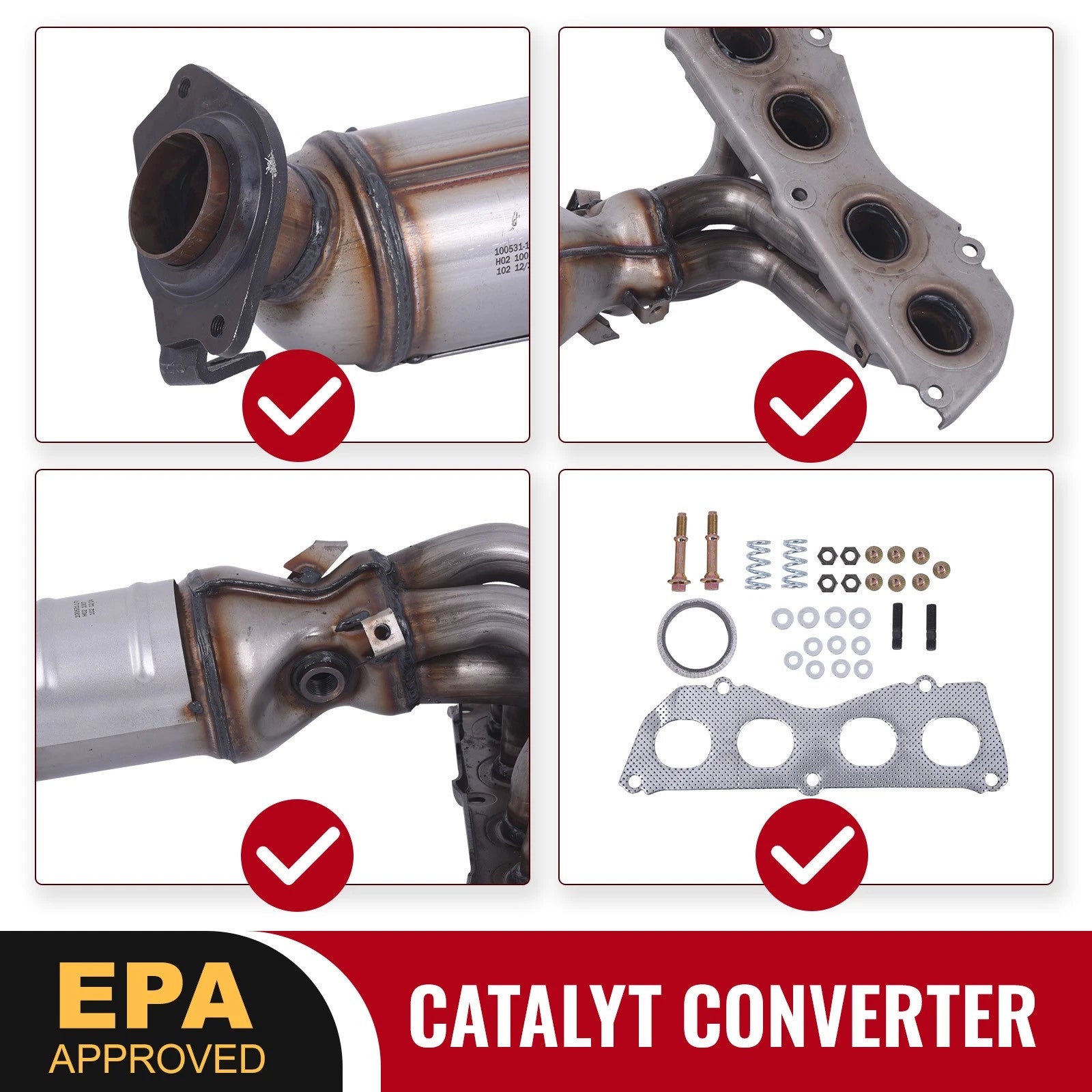 Catalytic Converter Manifold for Toyota Camry 2010-2011