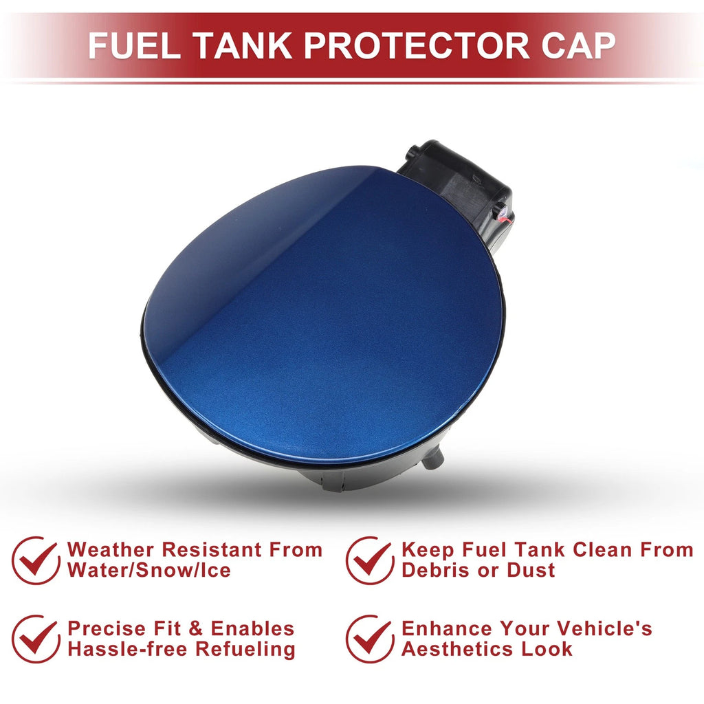 Fuel Tank Door Cap for Volkswagen Tiguan (2010–2019) - Blue Filler Flap Cover