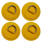 Inflatable Boat D Ring Storage Patches Set of 4 Stainless Steel 6.5CM