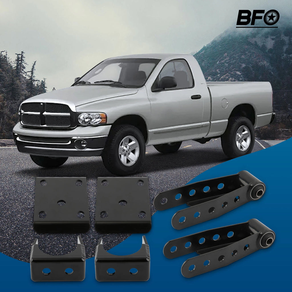 5" Rear Axle Flip Lowering Kit for Dodge Ram 1500 2WD (2002–2008)