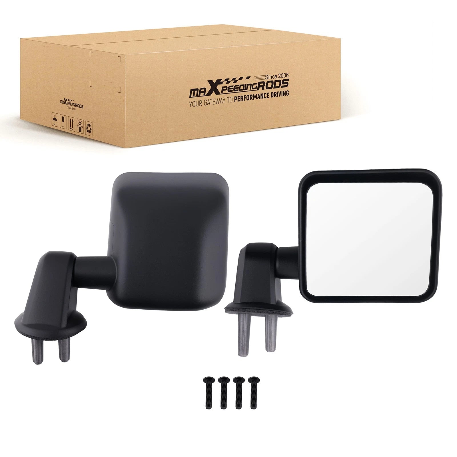 Rear View Mirror Pair for Jeep Wrangler (2007-2017)