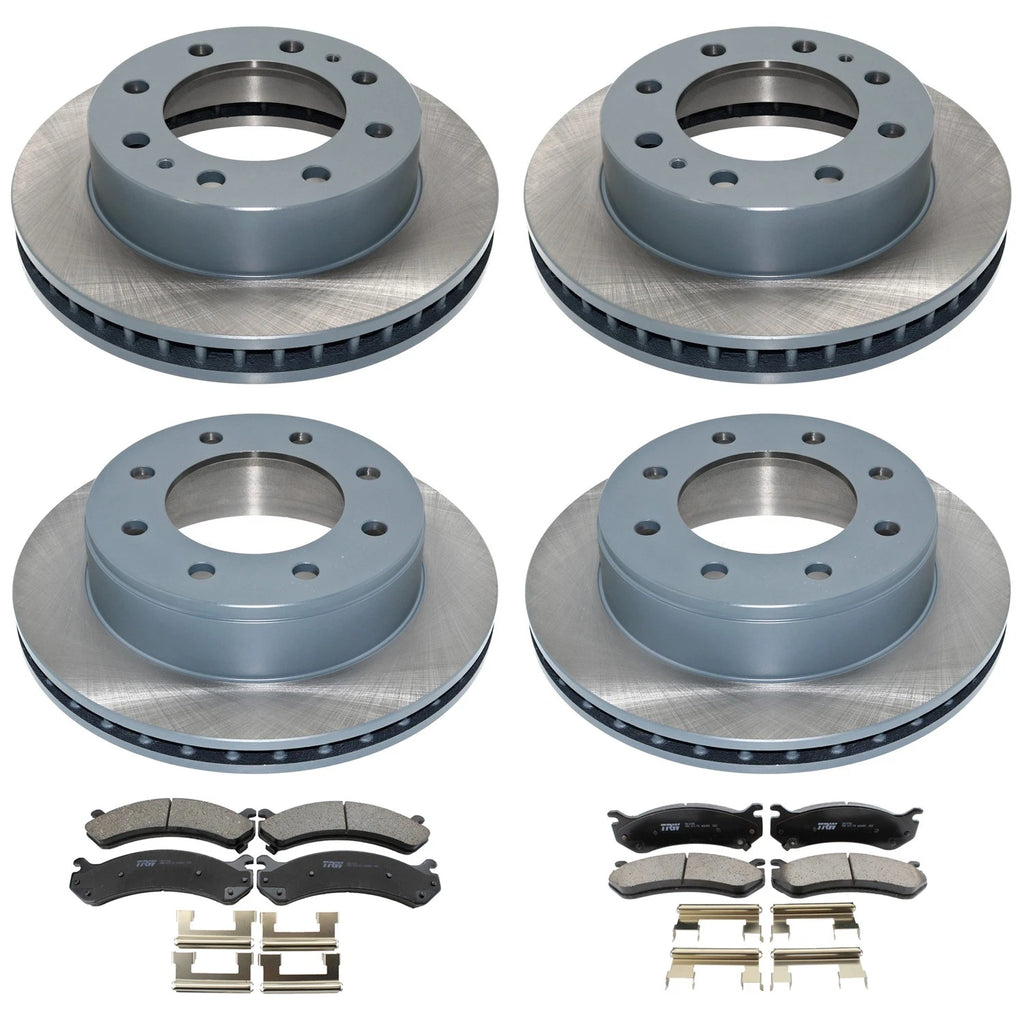 Disc Brake Rotors & TRW Ceramic Pads Kit for Sierra 1500 2500 HD (2014–2019)
