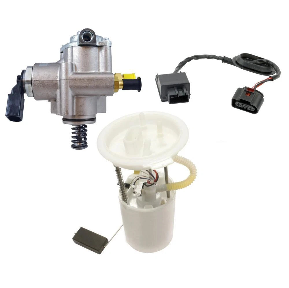 Hitachi External High Pressure Fuel Pump & Driver Module Kit for Audi VW 2.0L L4 (2010–2016)