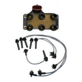 Ignition Coil & Spark Plug Wire Set 8mm for Ford Mazda Mercury 2.5L V6 (1995–2005)