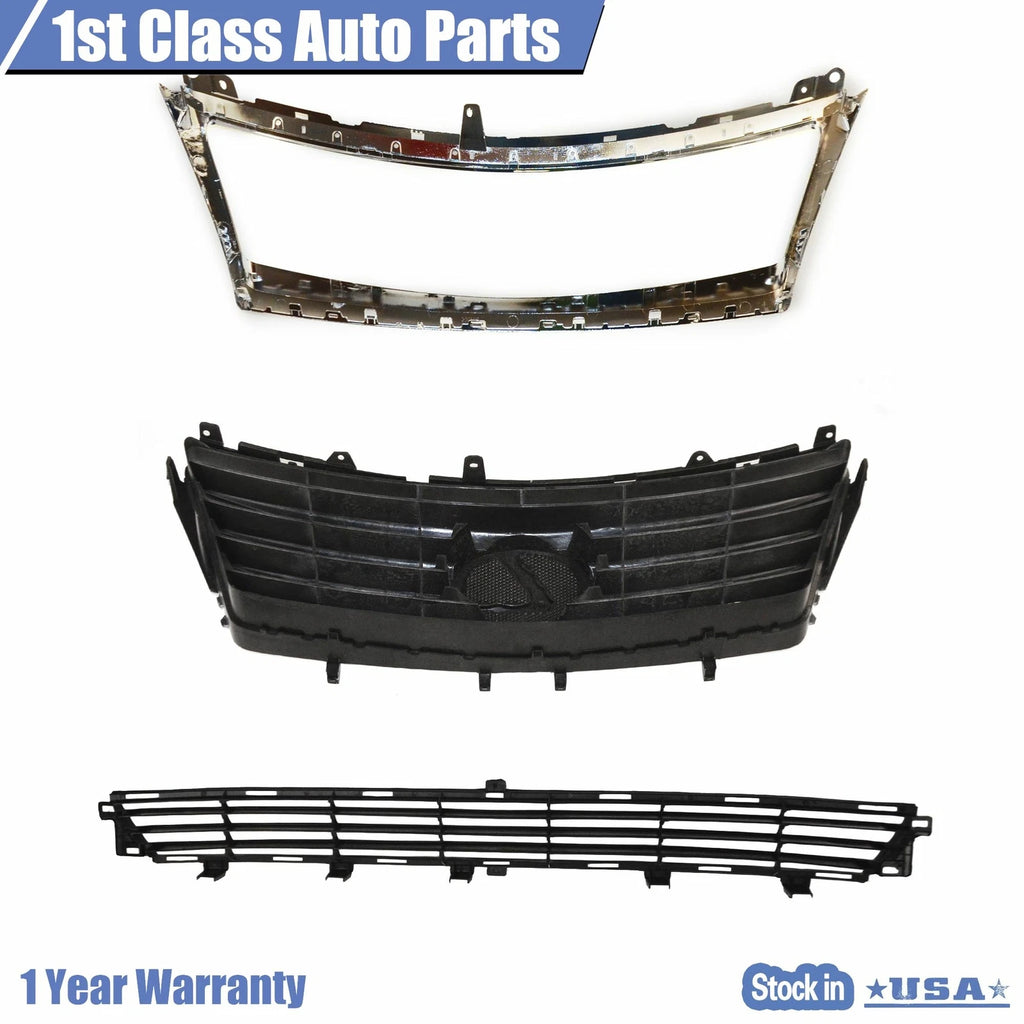 Set of 3 Grilles for Lexus ES350 (2010–2012)