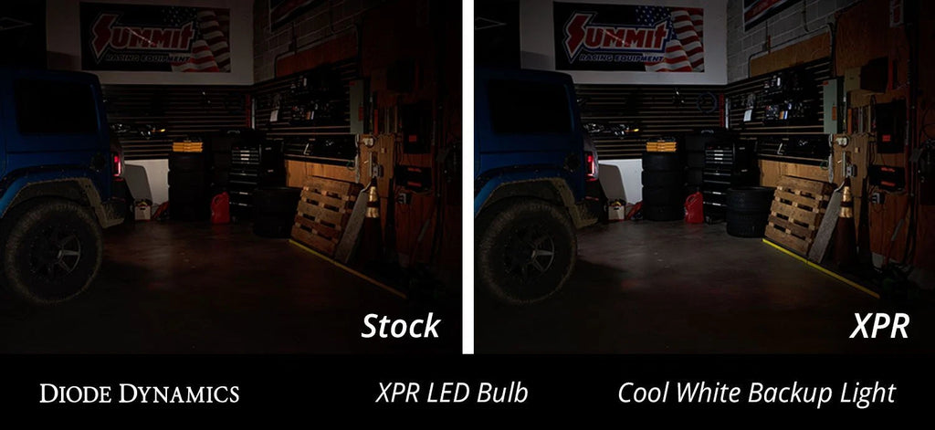 LED Backup Light Bulbs XPR Cool White 6000K for Dodge Ram 1500 (2014–2024)