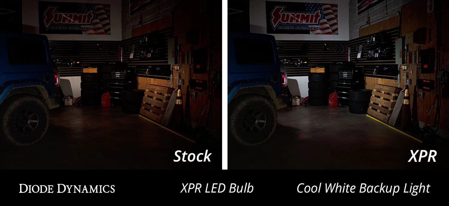 LED Backup Light Bulbs XPR Cool White 6000K for Dodge Ram 1500 (2014–2024)