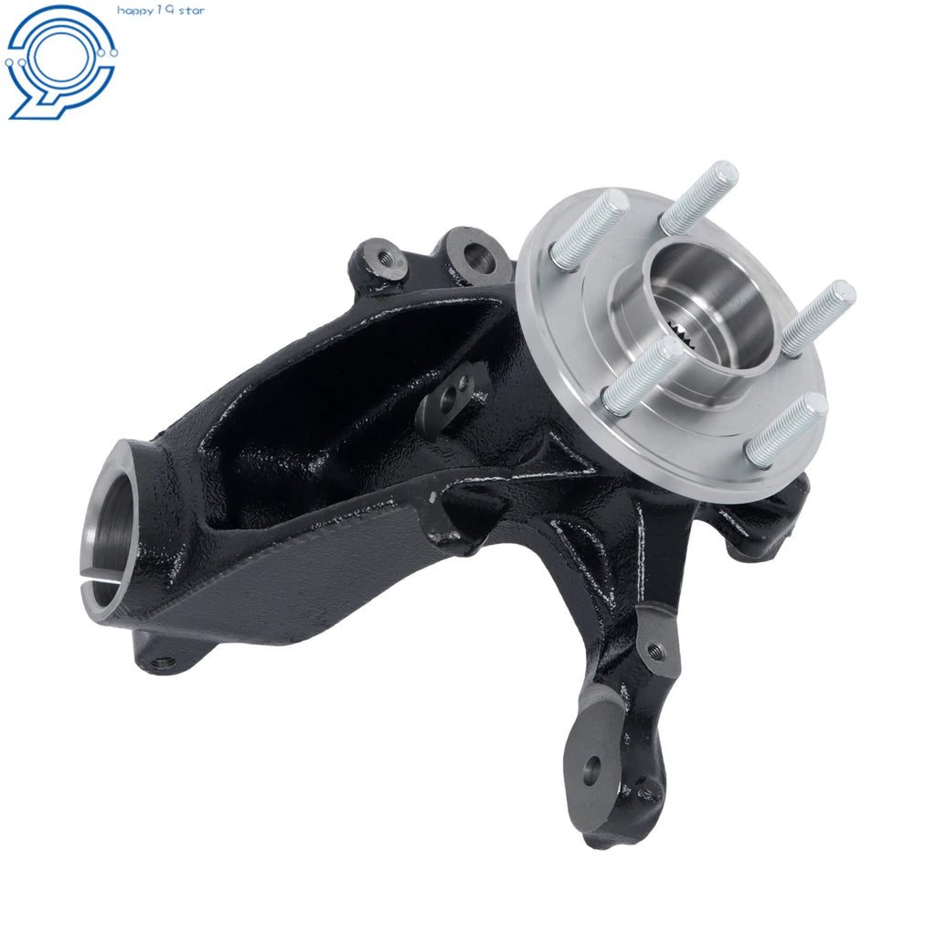 Set of 2 Front Steering Knuckles & Wheel Hub Bearings for Ford Focus (2015–2018)