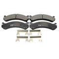 Set of 4 TRW Pro Metallic Slotted Brake Pads for Cadillac Chevrolet GMC Hummer