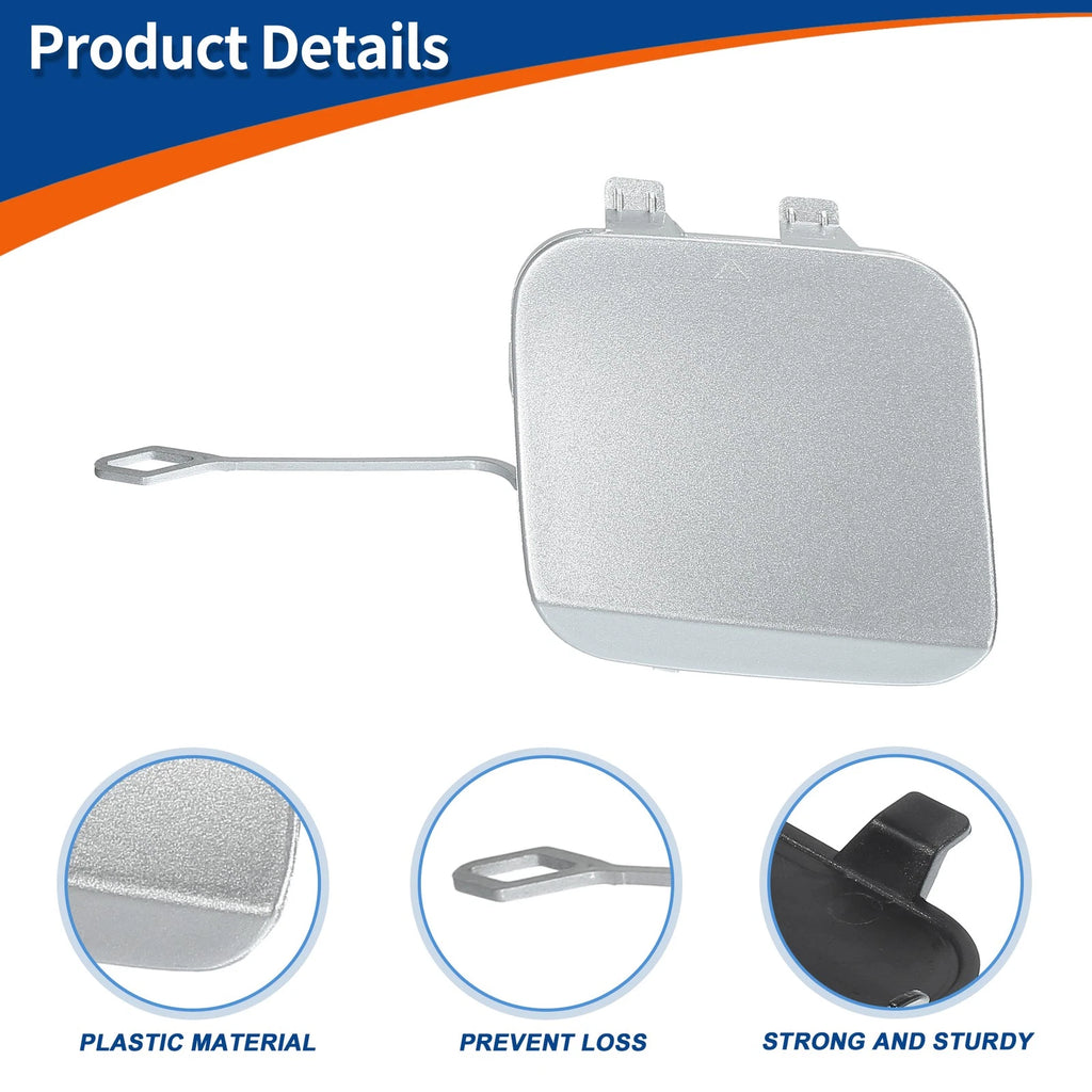 Tow Hook Cover for Mercedes-Benz GLA (2014–2020) No.A1568854922 Silver