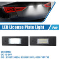 1 Pair White LED License Plate Light Assembly 63267193294 2835SMD for BMW 