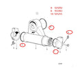 Oil Cooler Seal 925092 for Volvo Penta AQ120-AQ170 (1970–1980) 925255 925983