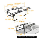 Adjustable Truck Bed Rack for Pickup (2010–2023)