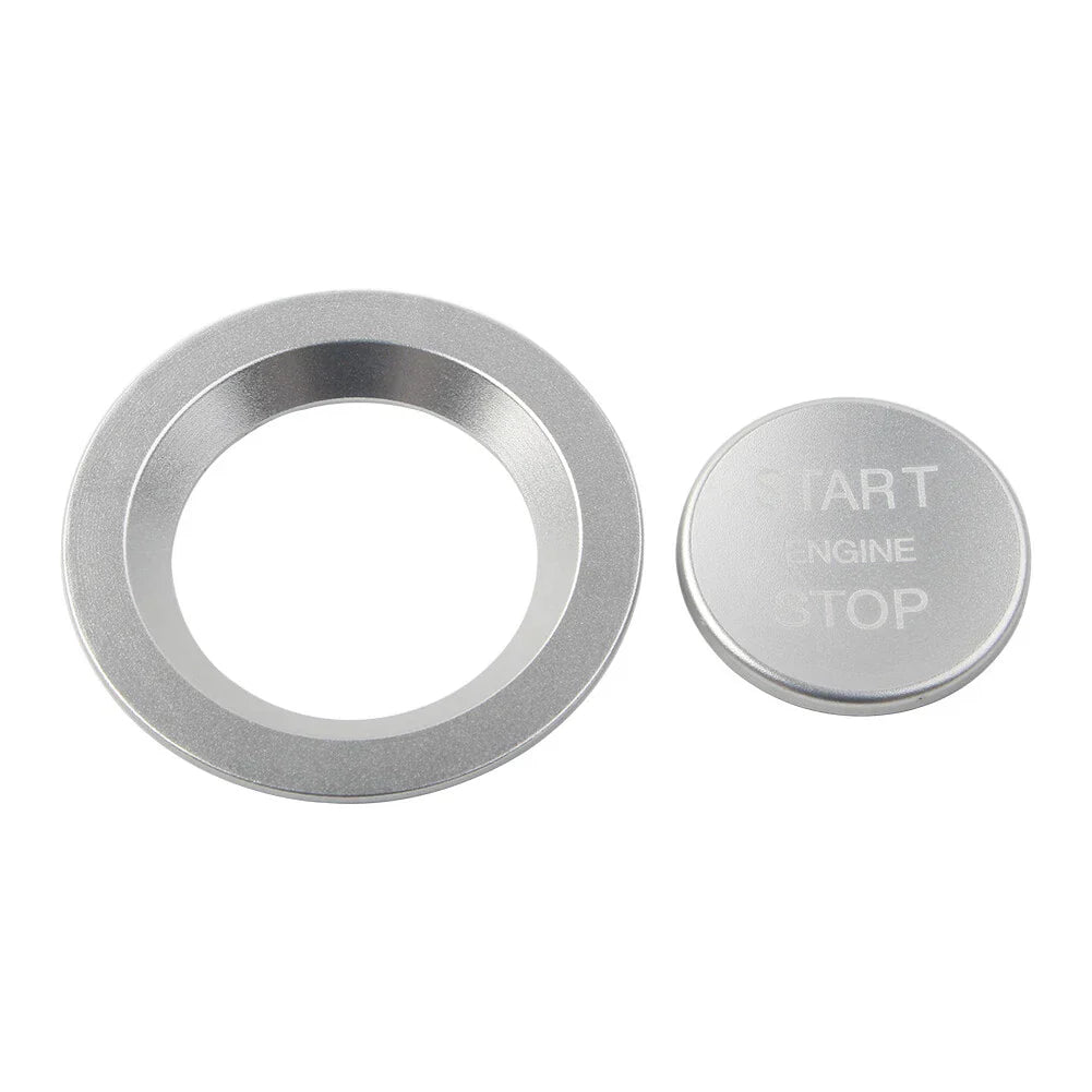 Keyless Engine Push Start Button w/ Ring for Land Rover & Jaguar (2013-2023)