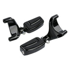 Black Passenger Footpegs for Harley Sportster 883 1200 (2004-2013)