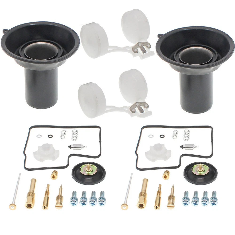 2X Carburetor Repair Kit Diaphragm Float for Honda VLX600 VT600 (1988–1998)