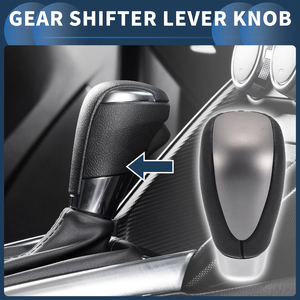 Automatic Gear Shifter Knob for Toyota Alphard 200 Series (2015–2020) Faux Leather Black