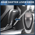 Automatic Gear Shifter Knob for Toyota Alphard 200 Series (2015–2020) Faux Leather Black