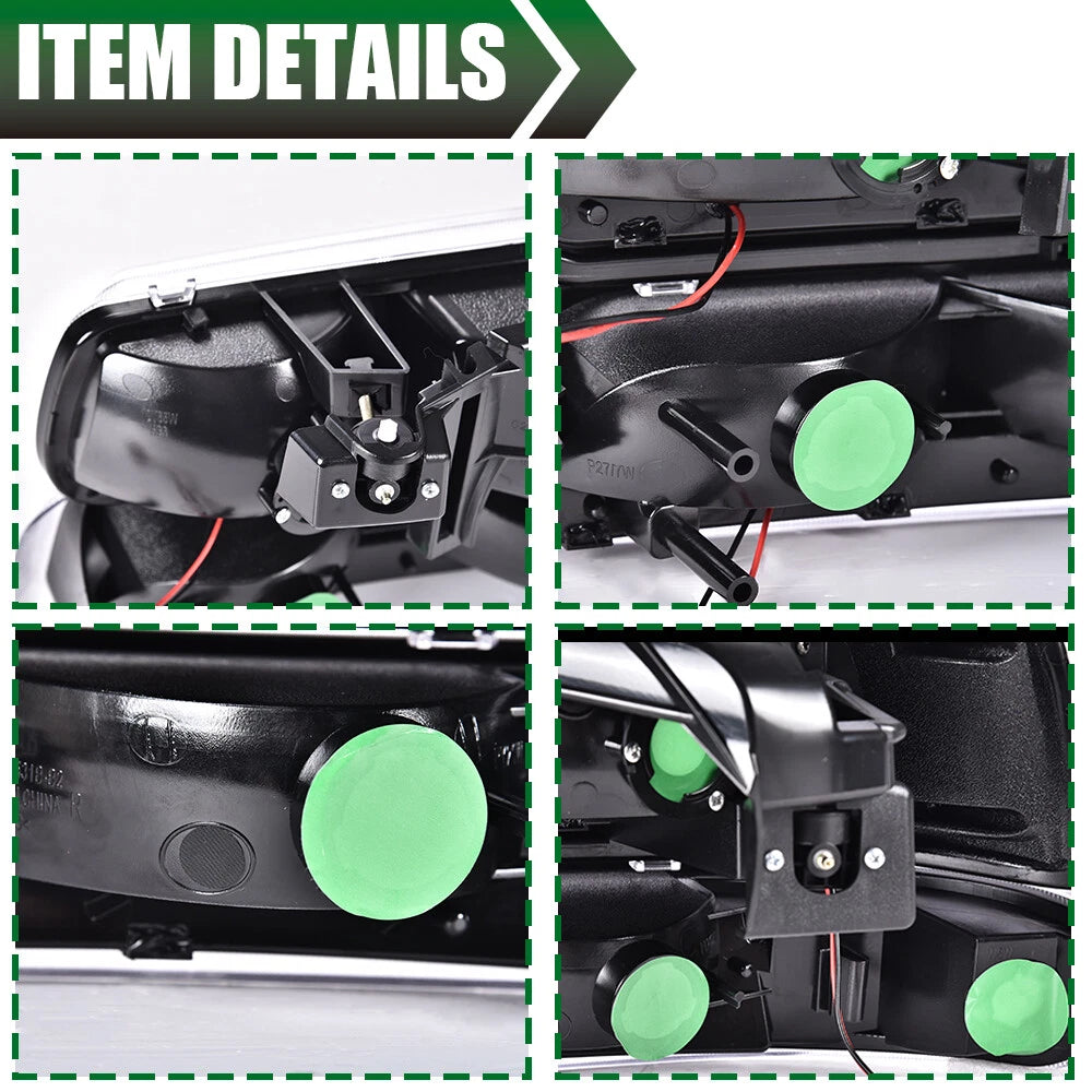 LED Tube DRL Headlight & Fog Lights for Silverado/Suburban (1999–2006)