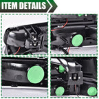 LED Tube DRL Headlight & Fog Lights for Silverado/Suburban (1999–2006)
