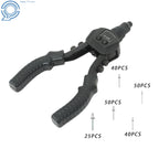 1/4 Pop Rivet Gun Kit for Multi-purpose Use (200 Rivets, 5 Heads)