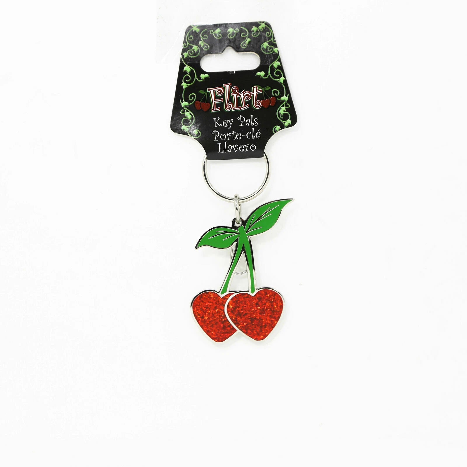 Double Cherry Metal Keychain for Universal Use (2010–2023)