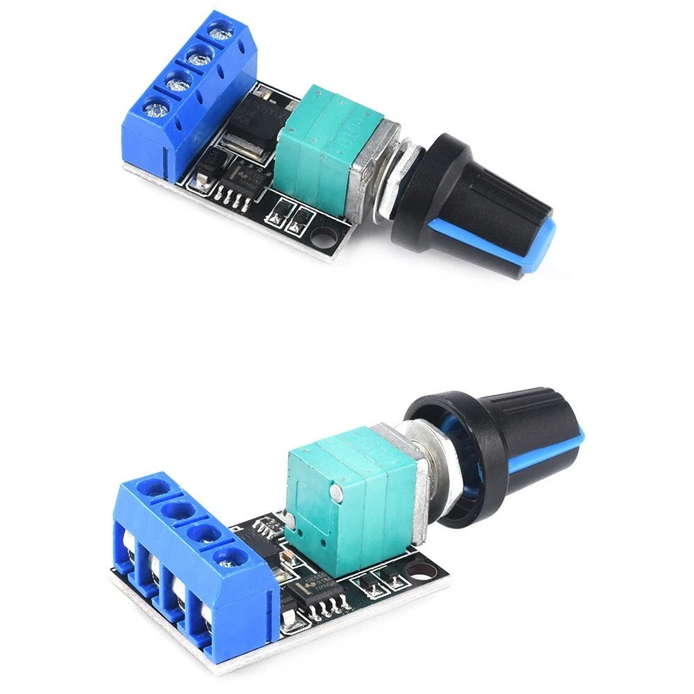 Set of 4 Speed Regulators for DC Motors 5V 16V 10A with Switch
