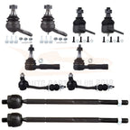 Set of 10 Front Ball Joints Tie Rods Sway Bar Links for Dodge Dakota (2000–2004)