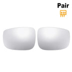 Pair Heated Mirror Glass with Backing Plate for Mazda CX-5, CX-9 (2013–2021)