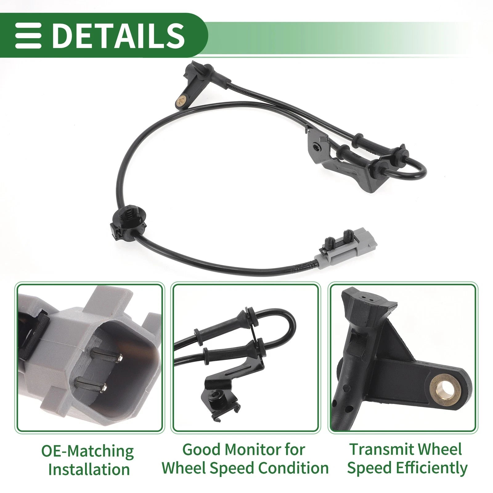 ABS Wheel Speed Sensor No. 4683470AF for Dodge Caravan (2007) Front Right