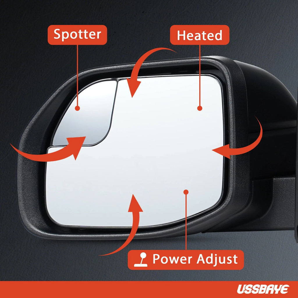 Side Mirror for Ford Maverick (2022–2024) W/Spotter Heated Power Adjust 5 Pin