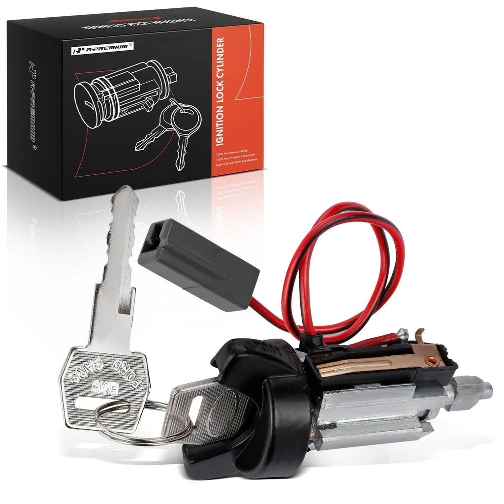 Ignition Lock Cylinder with 2 Keys for Ford Mustang Ranger 