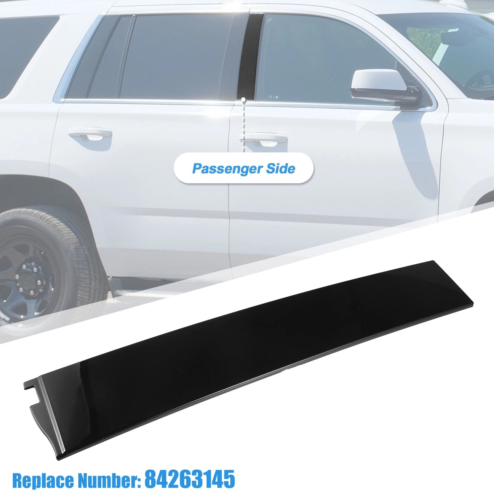 Door B Pillar Trim Panel Right for Cadillac Chevy (84263145)