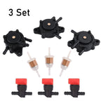 Set of 3 Fuel Pump & Shut Off Valve for Briggs Kohler (808656, 491922)