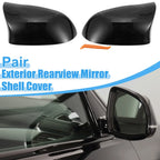 Pair Exterior Rear View Mirror Cover Shell for BMW X3 F25 Bright Black