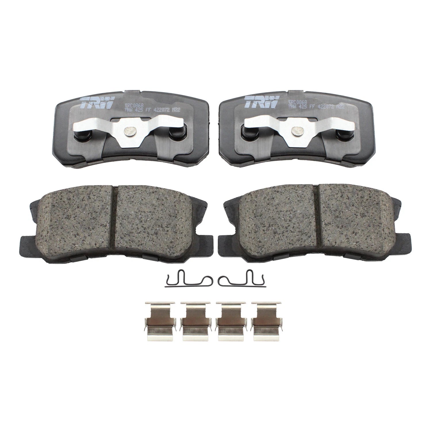TRW Pro Rear Ceramic Brake Pads for Dodge Avenger, Caliber, Mitsubishi Lancer, Patriot (2007–2014)