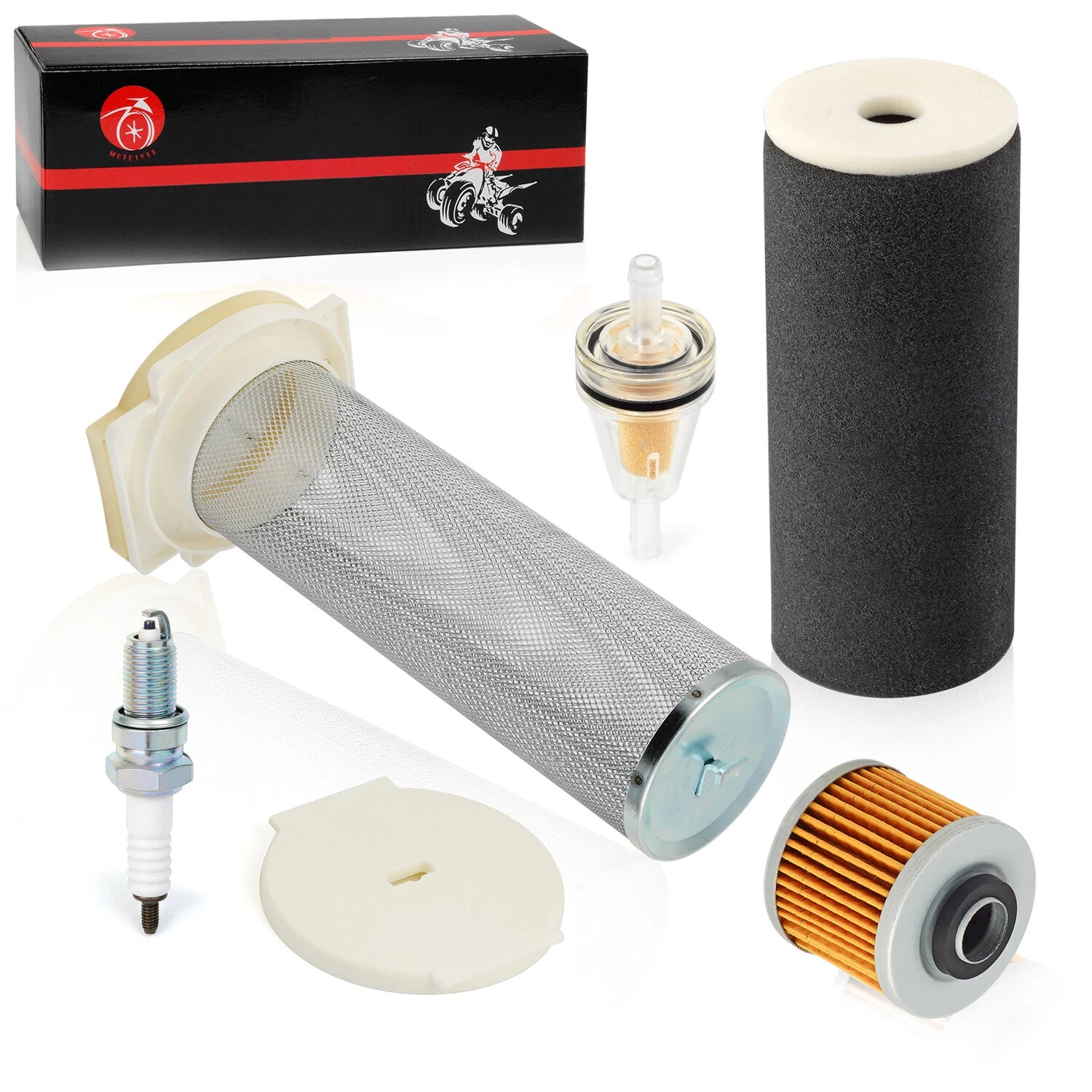 Air Filter Kit & Oil Filter for Yamaha Grizzly 600 YFM600F (1998–2001)