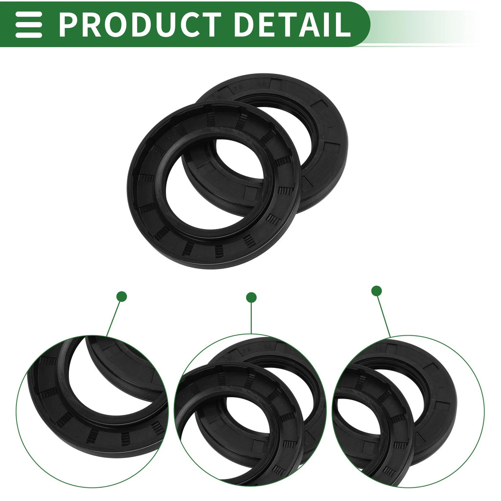 Oil Seal for Rotary Shaft (45x75x10mm) NBR Rubber High Pressure