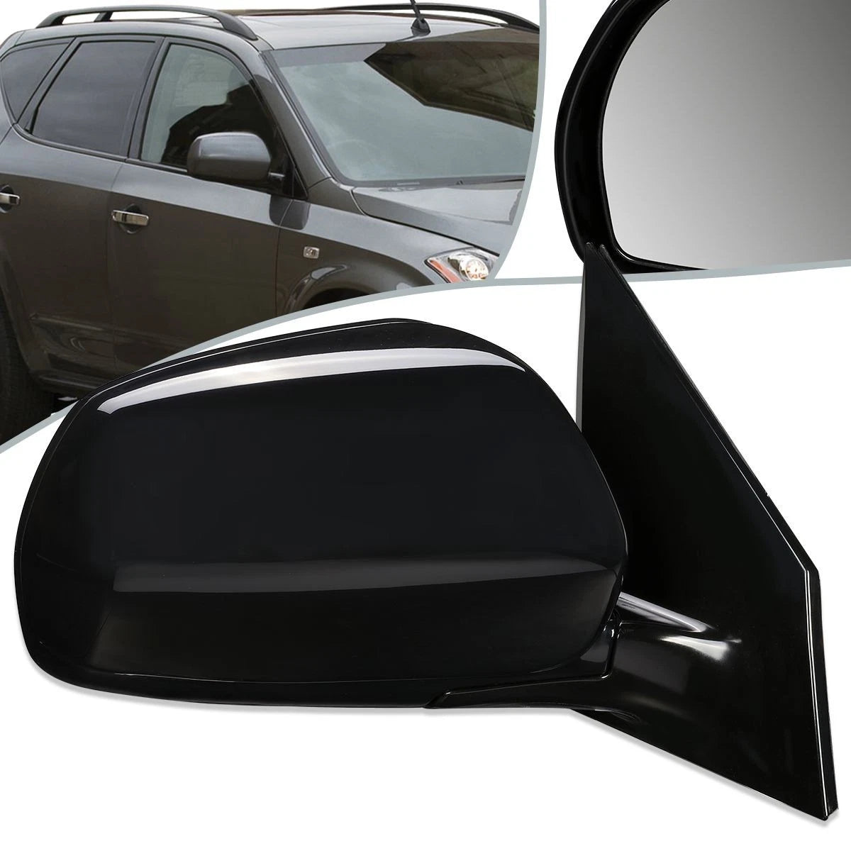 Power+Memory Side Door Mirror Right for Nissan Murano (2003–2004) NI1321177