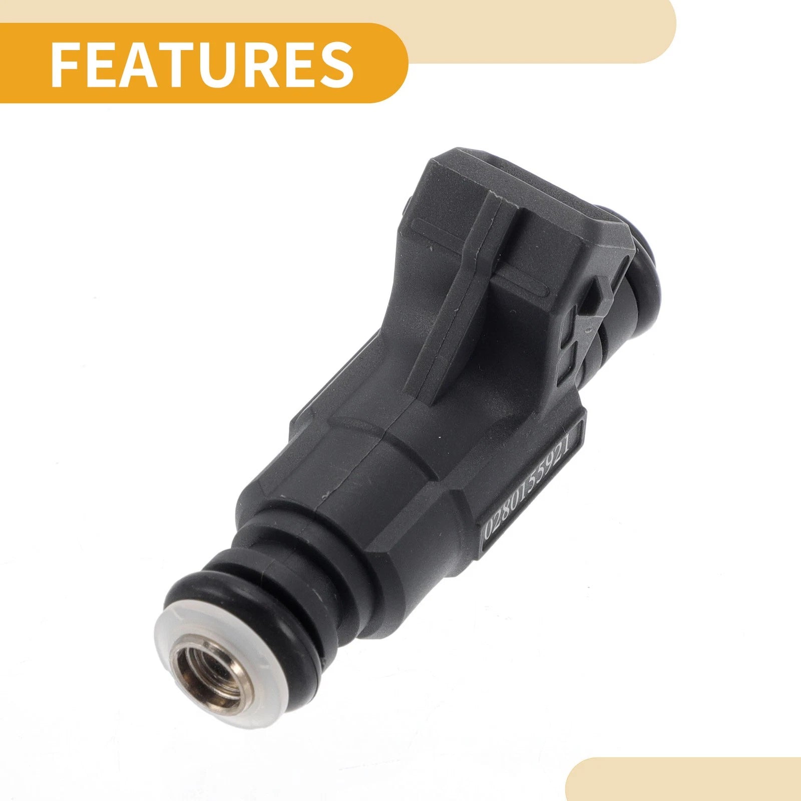 1 Pc Fuel Injector No. 0280155921/077133551M for Volkswagen Touareg (2004–2006)