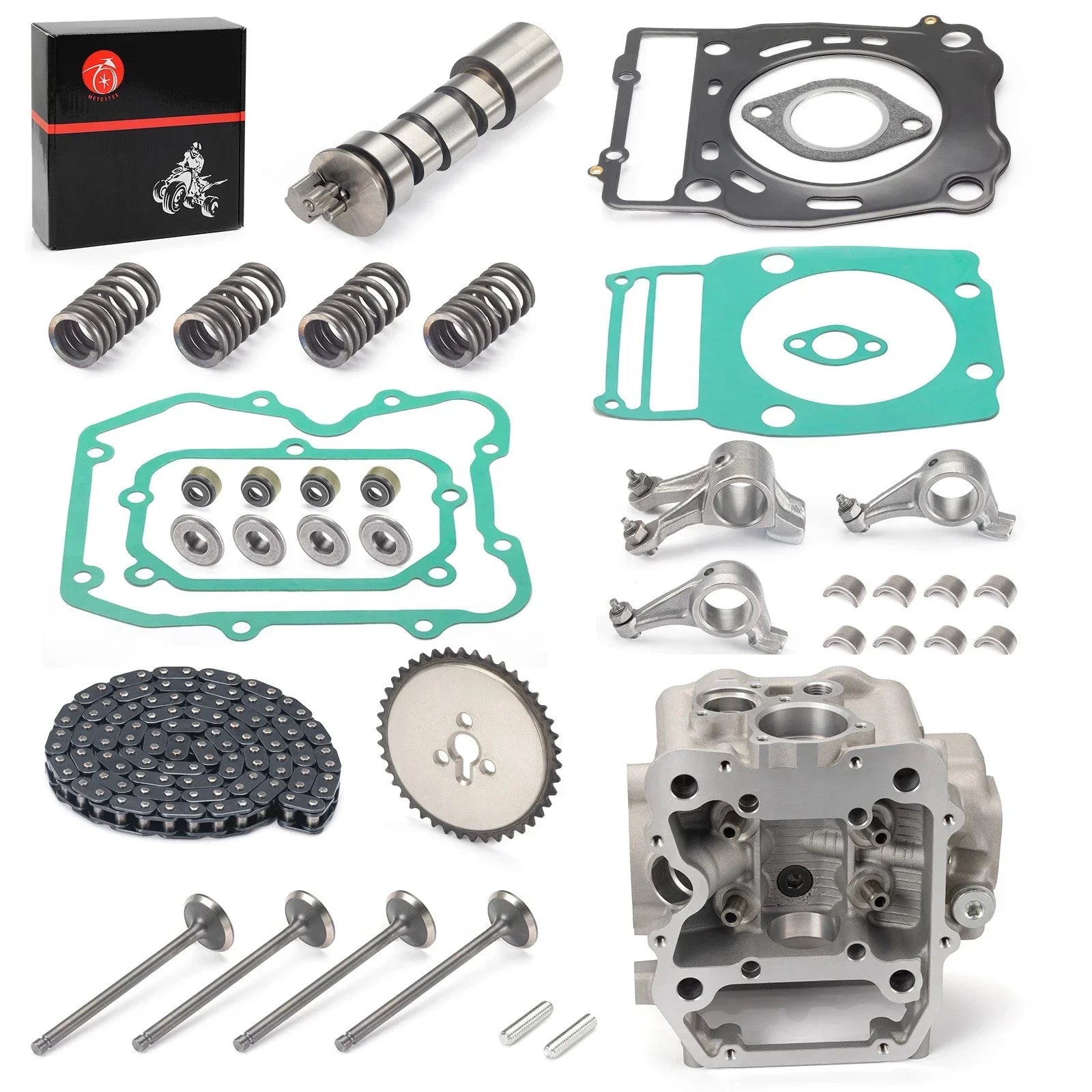 Cylinder Head Rocker Arm Camshaft Kit for Polaris Big Boss 500 (1998–2002)